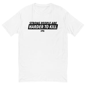 Strong People Tee, White